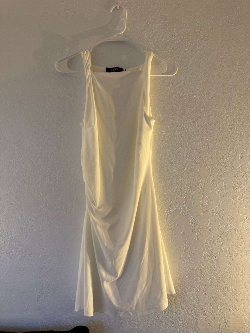 Cider Cream Sleeveless Midi Dress